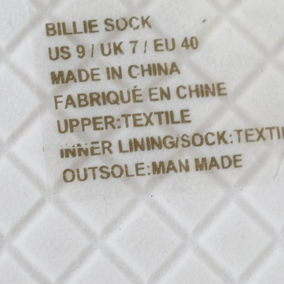 Just Fab Shoes Women 9 Black Stretch Fabric Billie Sock Pull On Platform Sneaker - Picture 11 of 12